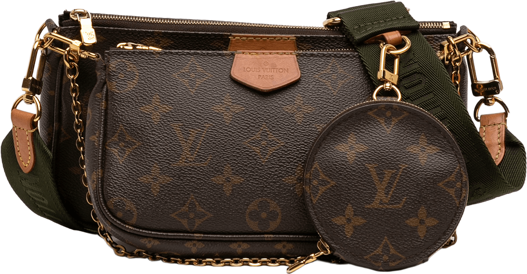 Louis Vuitton Monogram Multi Pochette Accessoires, från Luxclusif, i färgen brown.