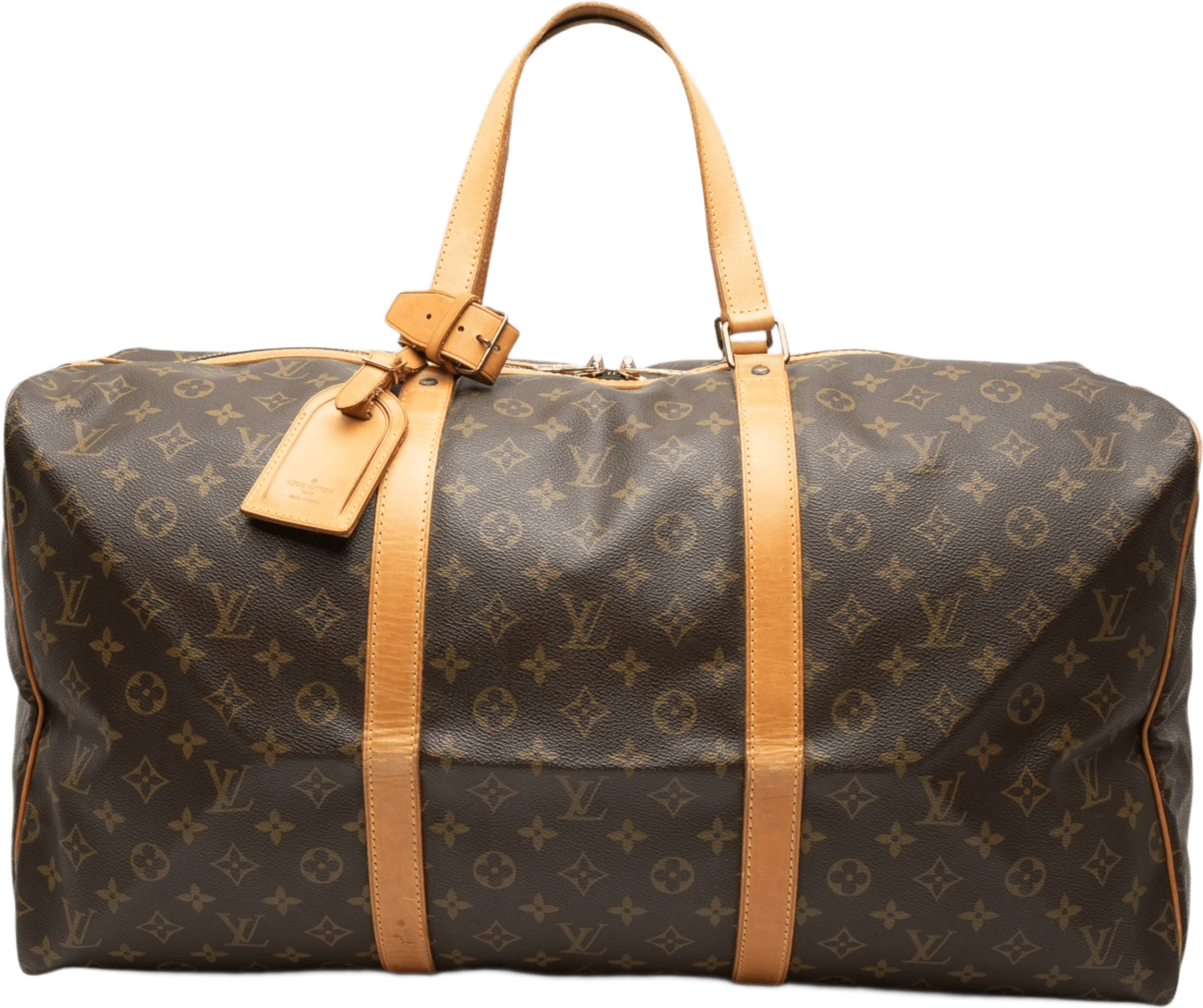 Louis Vuitton Monogram Sac Souple 55, från Luxclusif, i färgen brown.