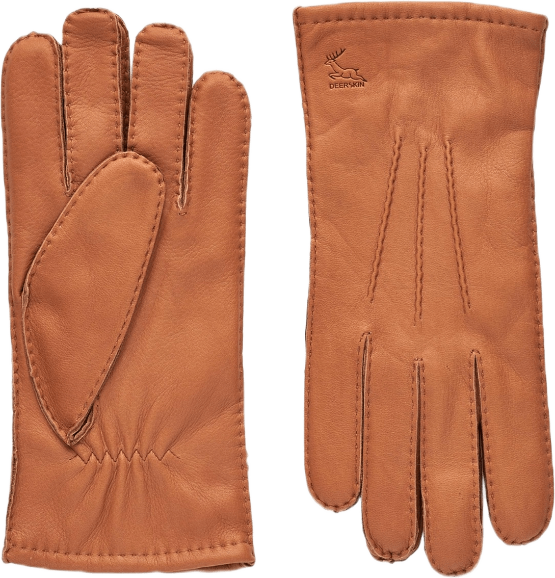 Leather Gloves Airolo, från John Henric, i färgen light brown.