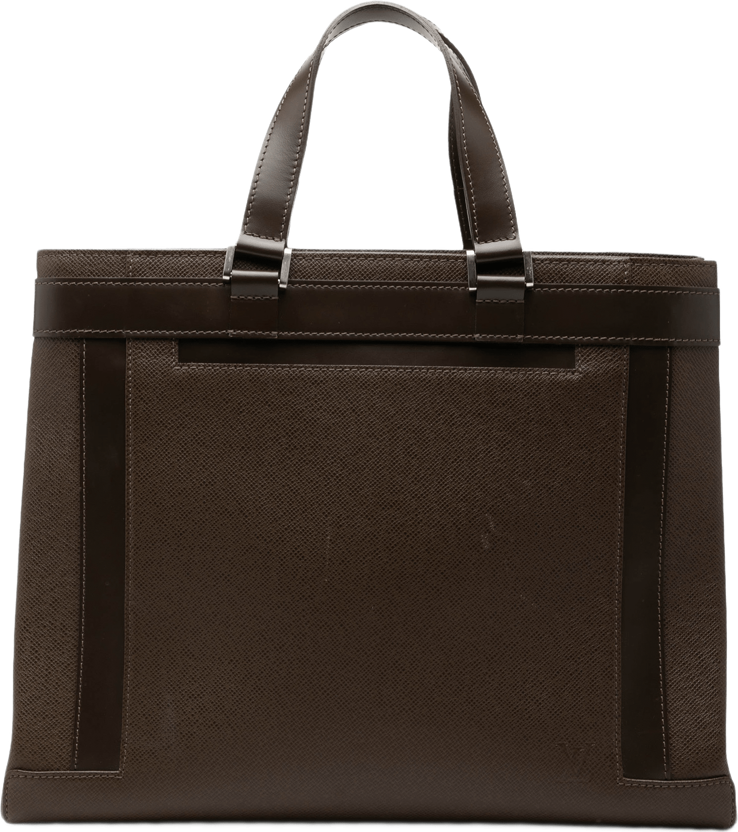 Louis Vuitton Taiga Kasbek Pm, från Luxclusif, i färgen brun.