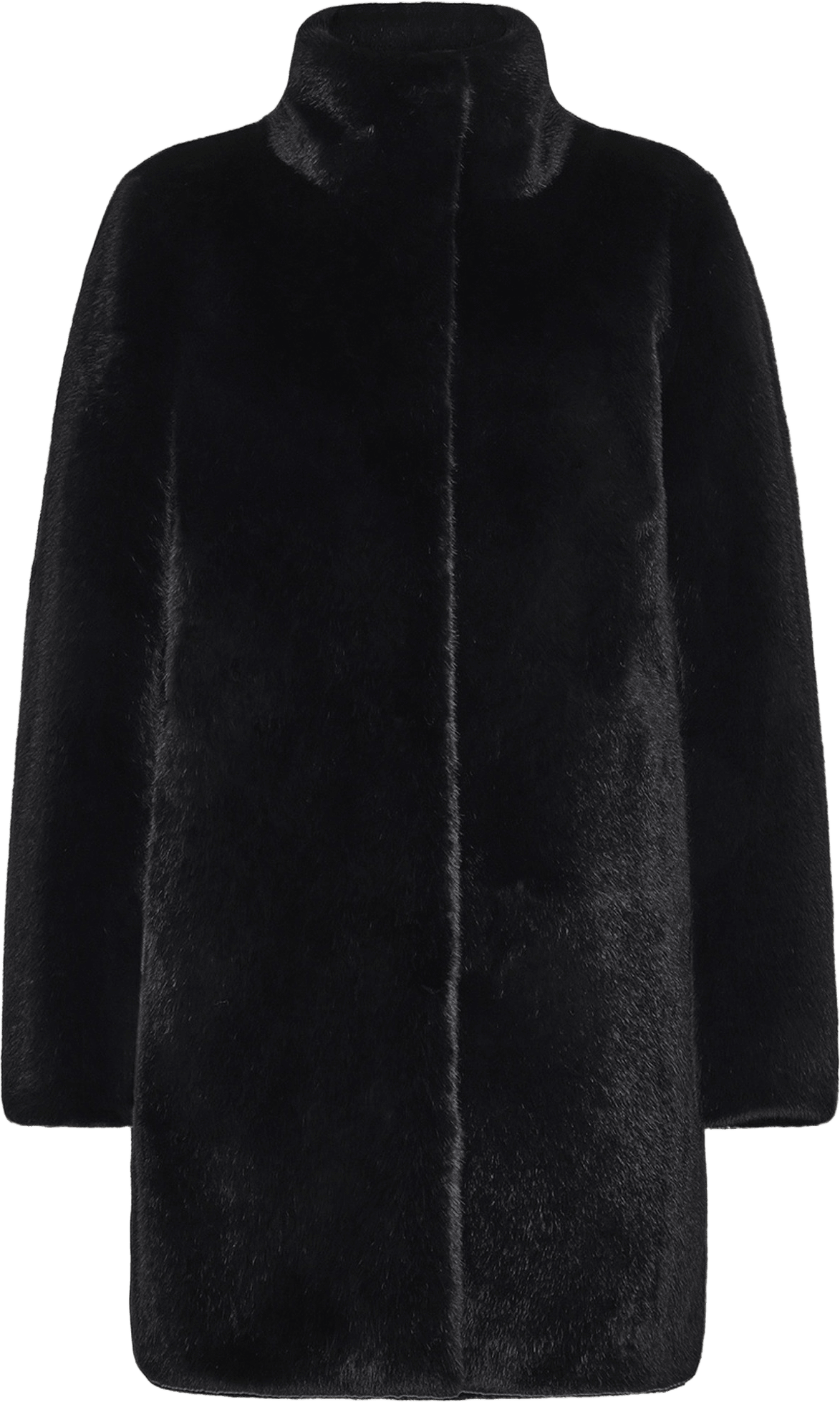 Ava Coat, från Saki, i färgen black.