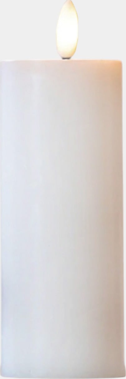 Sia Led-blockljus, Uppladdningsbart. Ø 6 1st, från Led Nordic, i färgen vit.