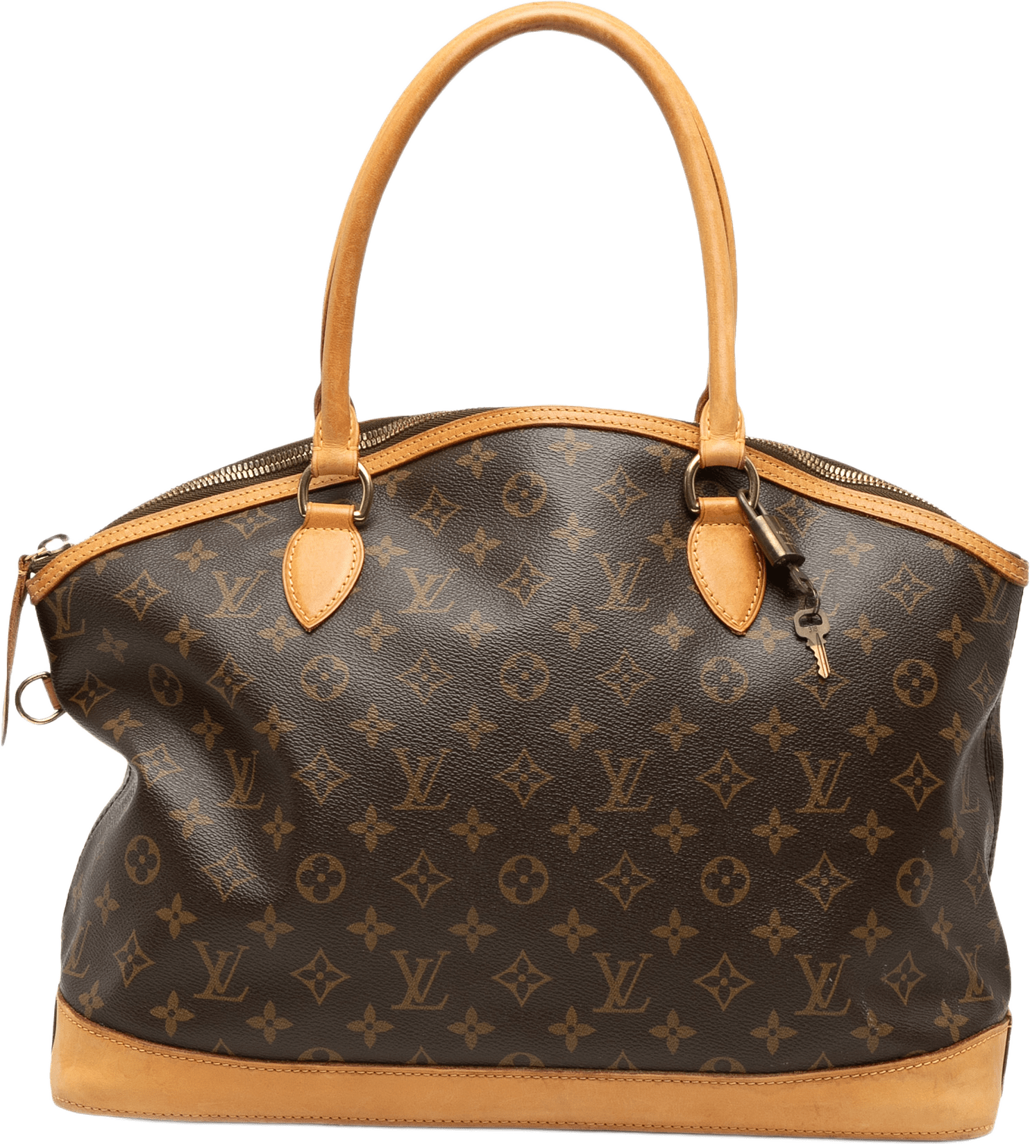 Louis Vuitton Monogram Lockit Horizontal, från Luxclusif, i färgen brown.