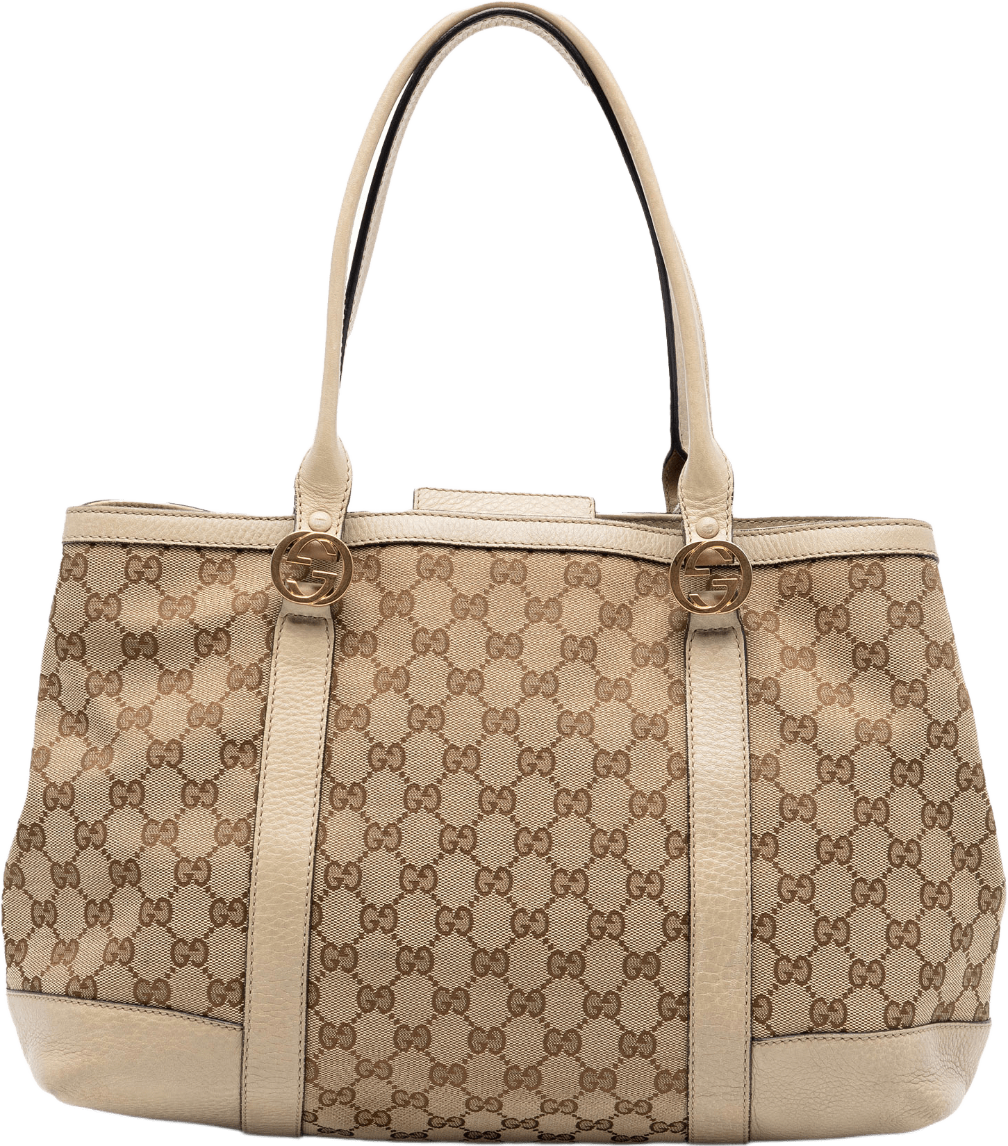 Gucci Gg Canvas Miss Gg Tote, från Luxclusif, i färgen beige.