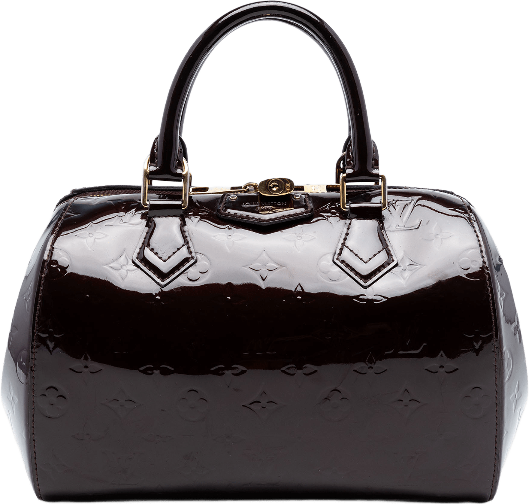 Louis Vuitton Monogram Vernis Montana, från Luxclusif, i färgen purple.