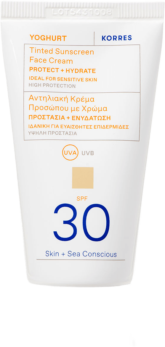 Yoghurt Tinted Sunscreen Face Cream SPF 30, från Korres.