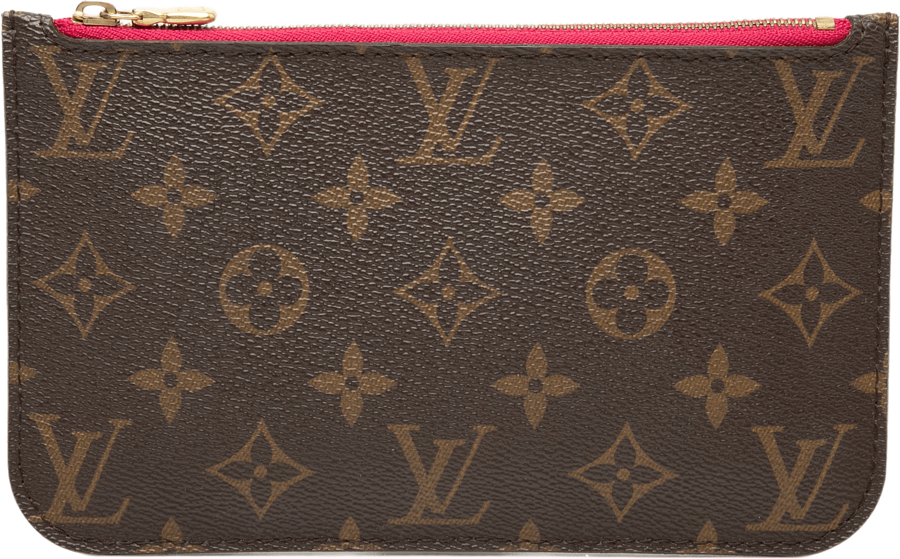 Louis Vuitton Monogram Neverfull Pm Pouch, från Luxclusif, i färgen brown.