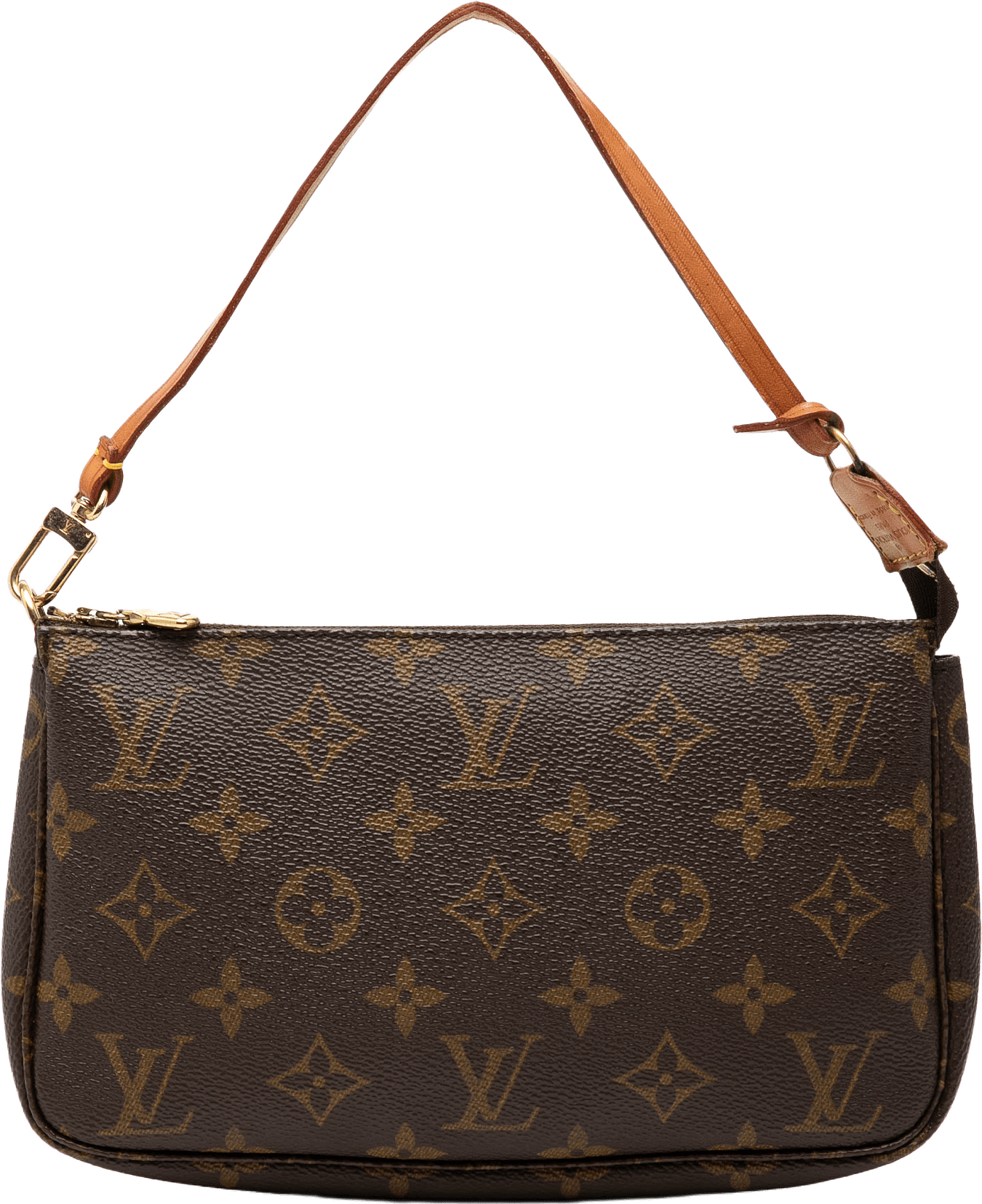 Louis Vuitton Monogram Pochette Accessoires, från Luxclusif, i färgen brown.
