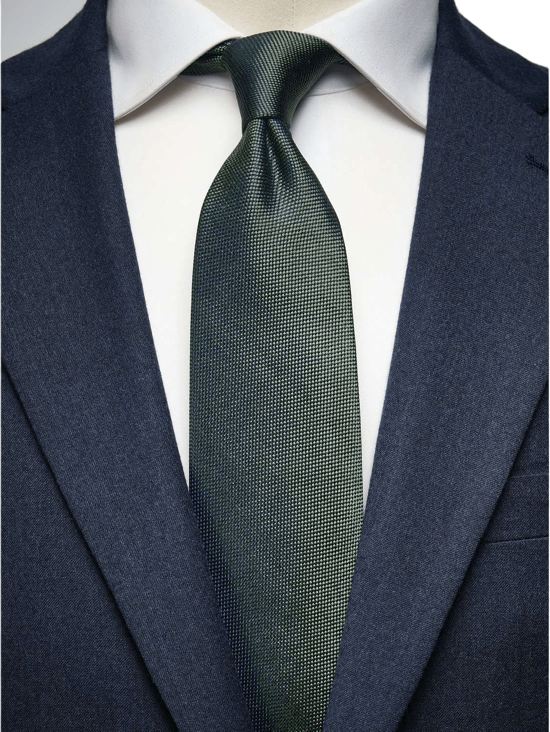 Tie Structure, från John Henric, i färgen olive green.