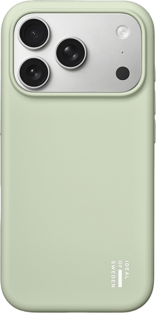 Silicone Case Magsafe Iphone 17 Pro Max Sage Green, från Ideal Of Sweden, i färgen green.