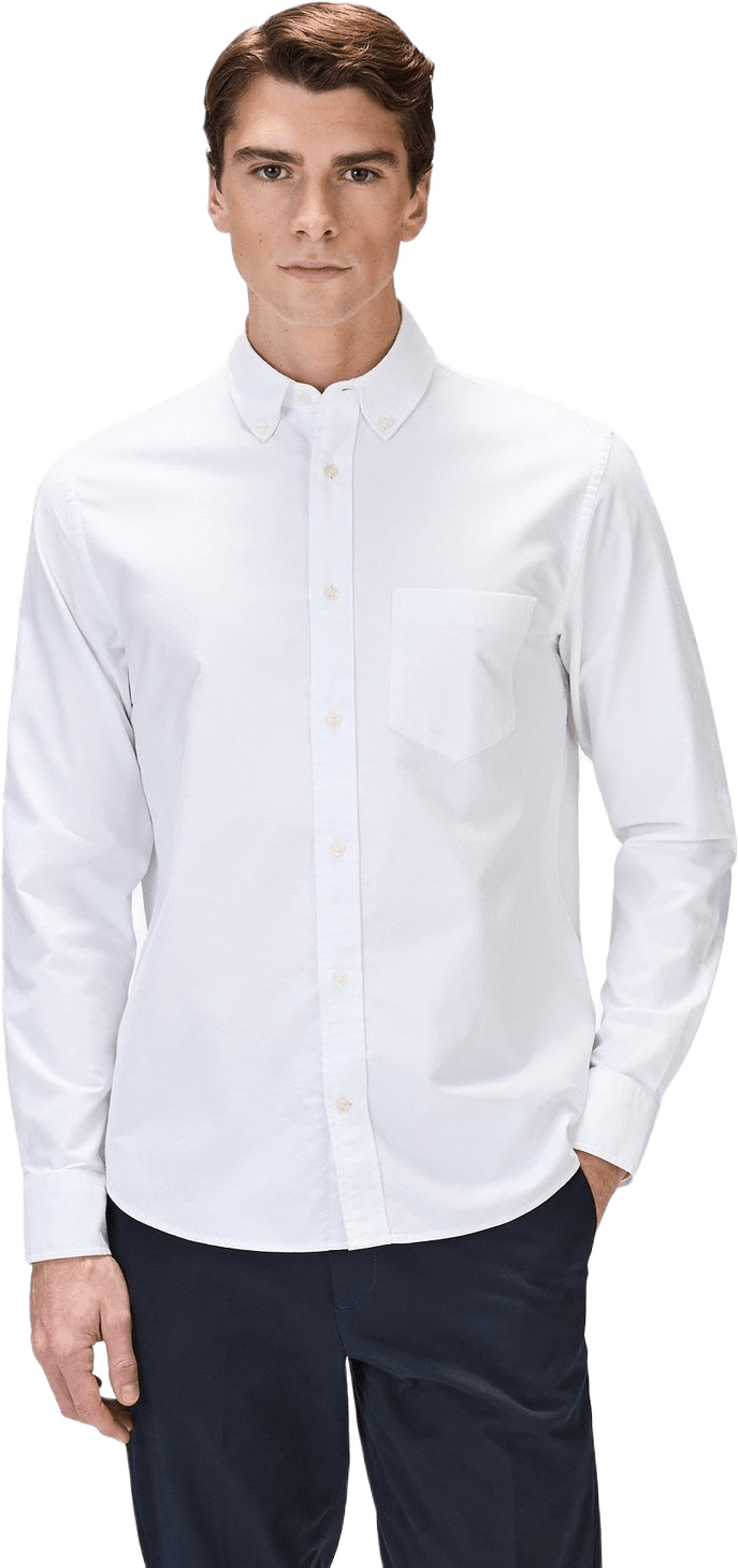 Cotton Solid Casual Oxford Shirt (joe)