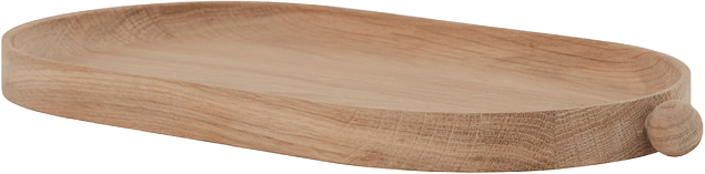 Inka Wood Tray, från OYOY Living, i färgen nature.