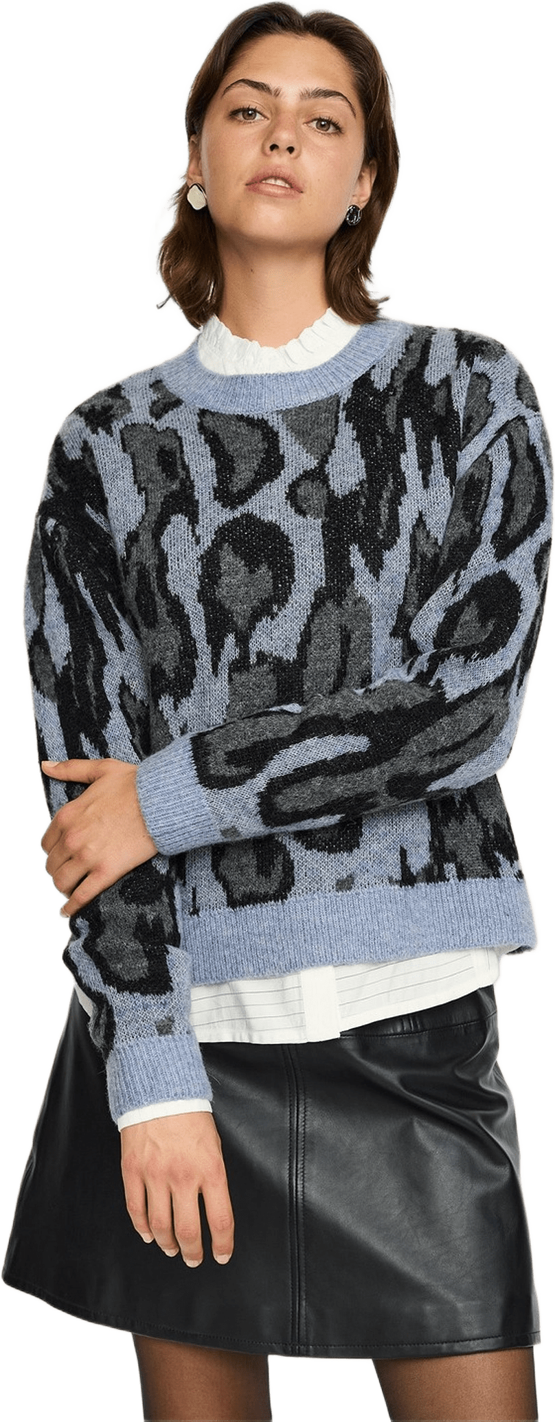 Srleonora Knit - Rws - Overture, från Soft Rebels, i färgen overture.