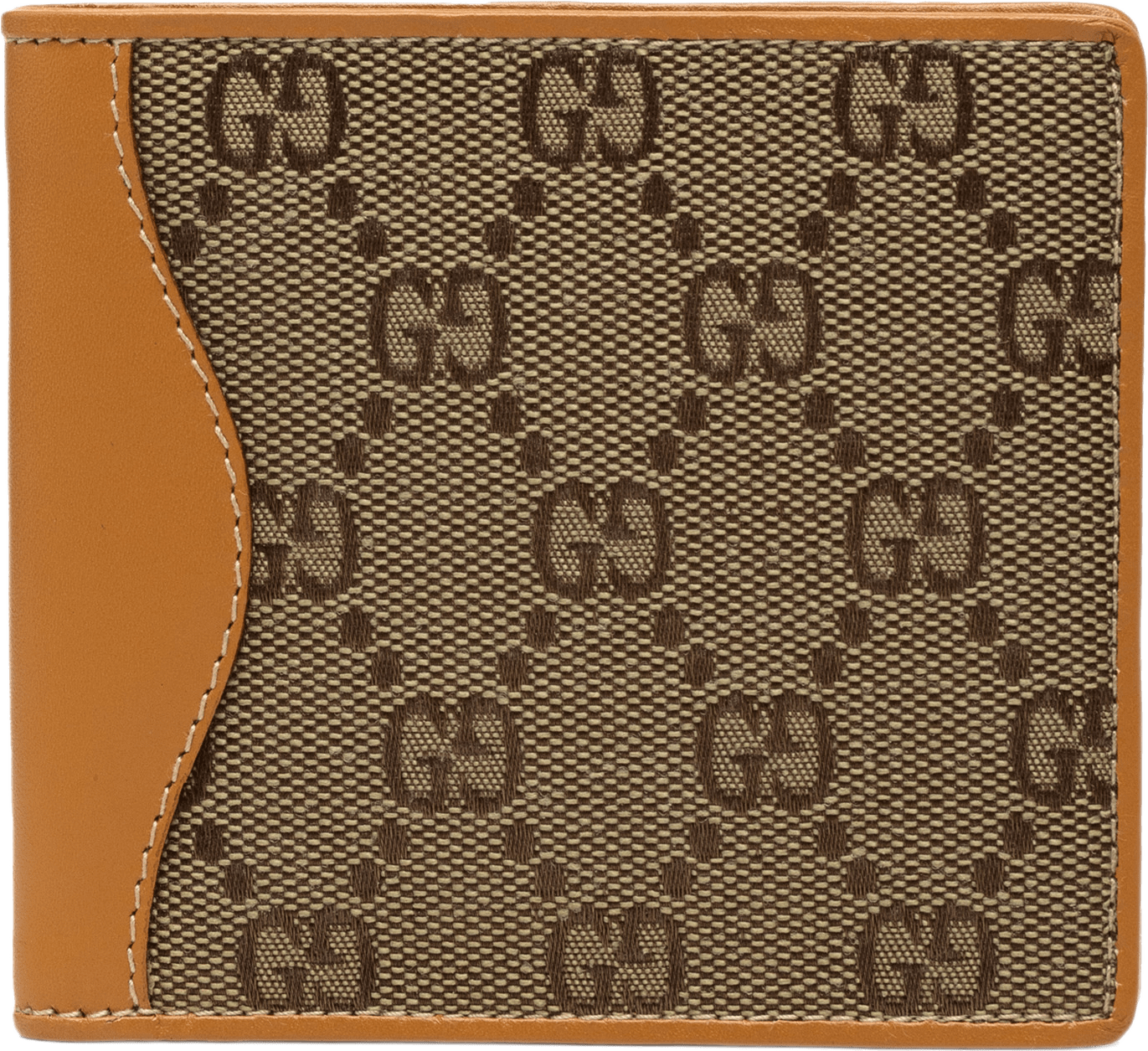 Gucci Gg Canvas Bifold Small Wallet, från Luxclusif, i färgen beige.