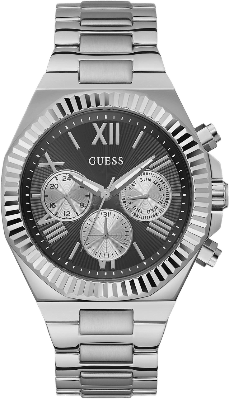 Guess Work Life Herr Svart/stål, Metallband - Gw0703g1, från Guess, i färgen 1.