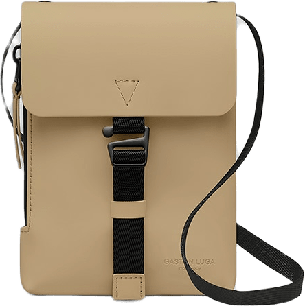 Spläsh Mini Crossbody Bag, från Gaston Luga, i färgen latte.