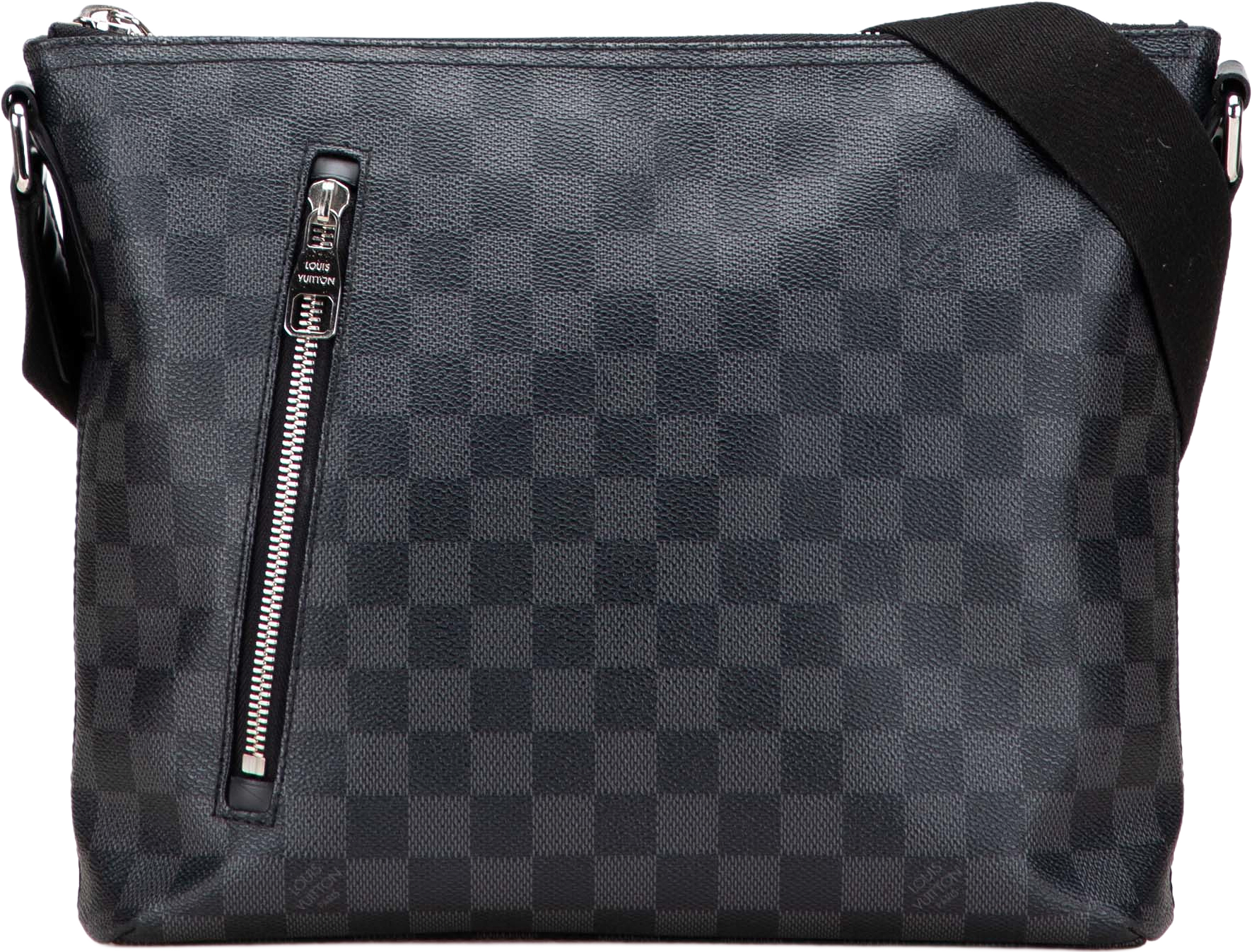 Louis Vuitton Damier Graphite Mick Pm, från Luxclusif, i färgen black.