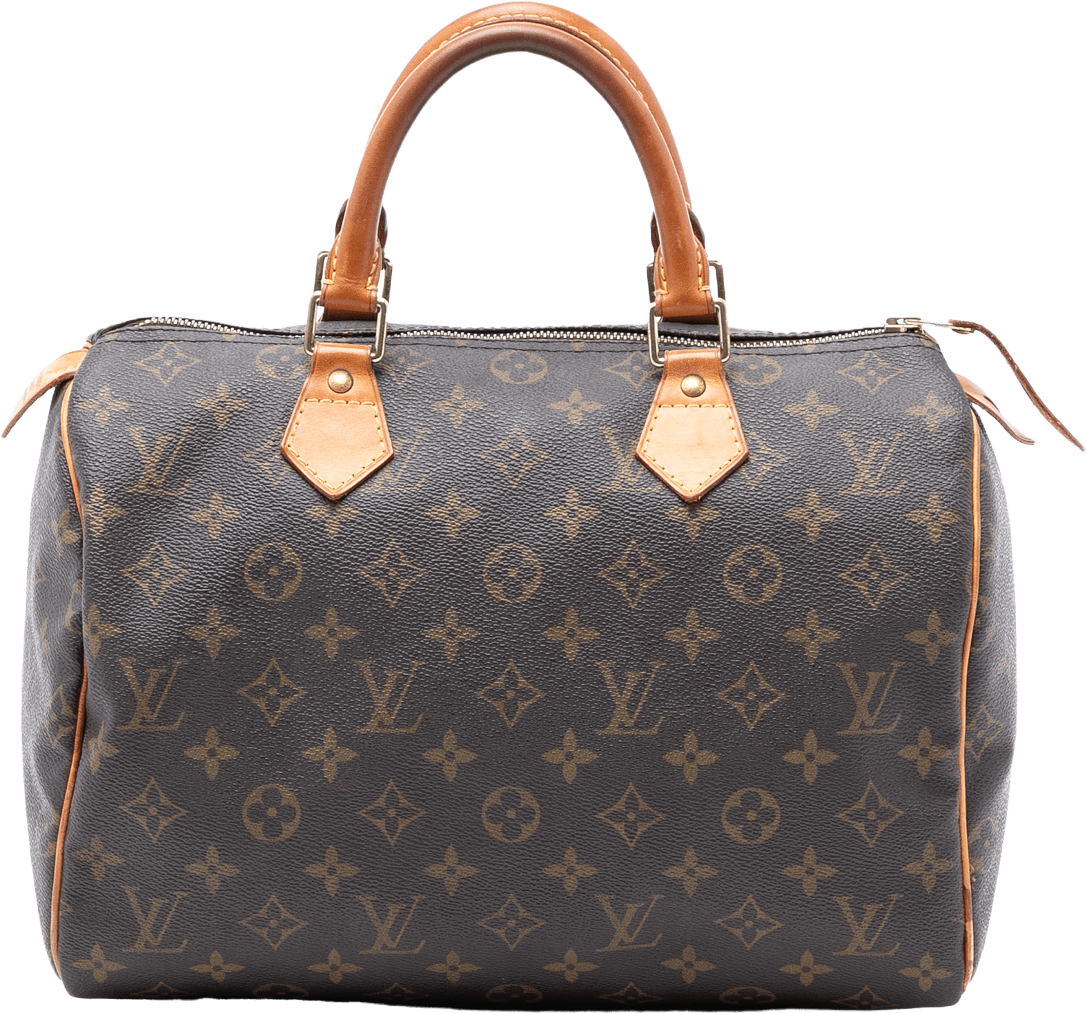 Louis Vuitton Monogram Speedy 30, från Luxclusif, i färgen brown.