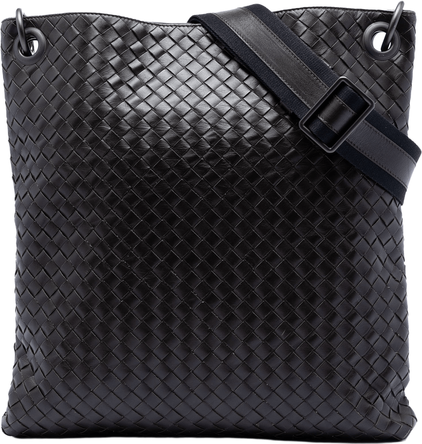 Bottega Veneta Nappa Intrecciato Vn Crossbody, från Luxclusif, i färgen dark brown.