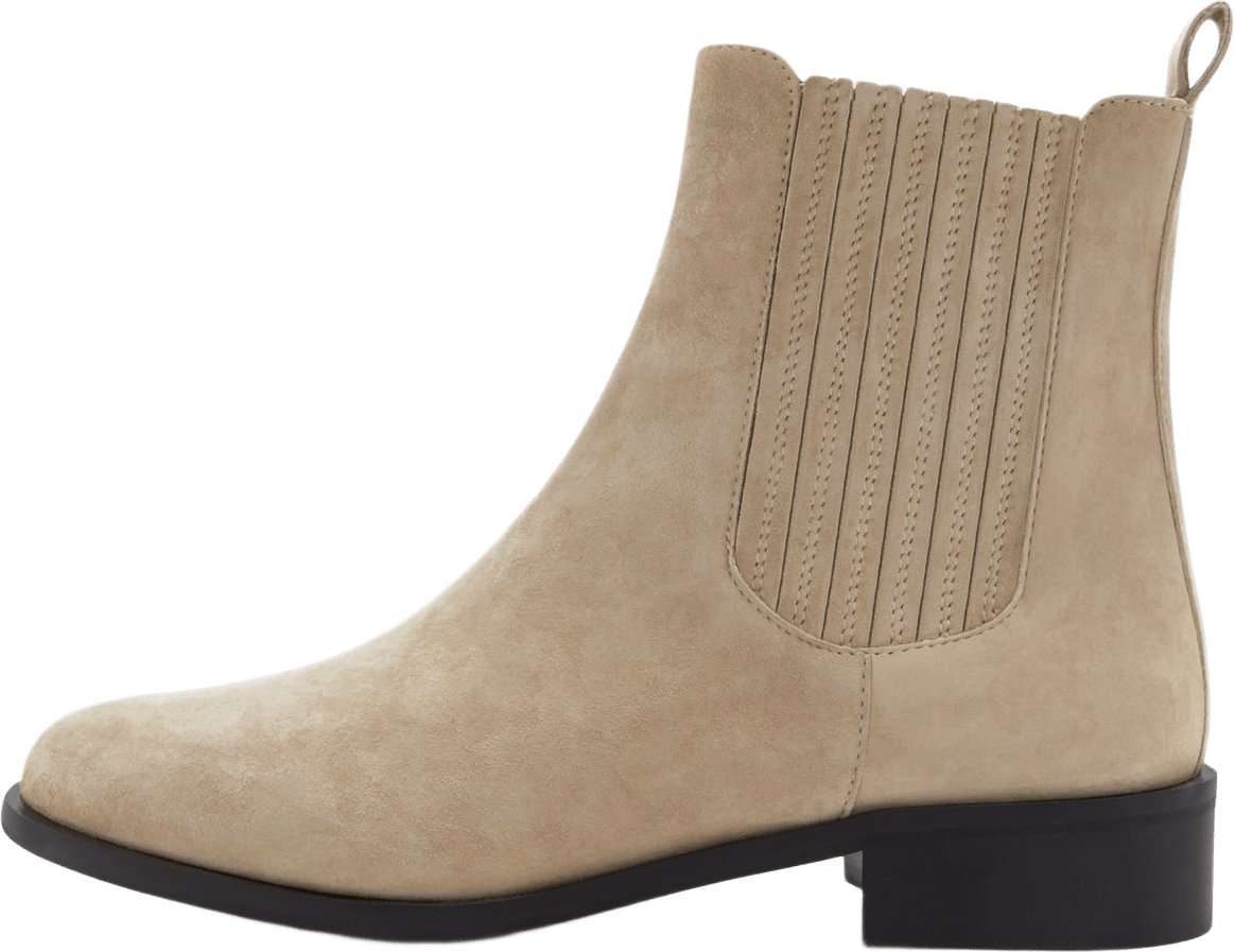 Vendôme Läder/mocka Chelsea Boots, från Isabel Bernard, i färgen beige.