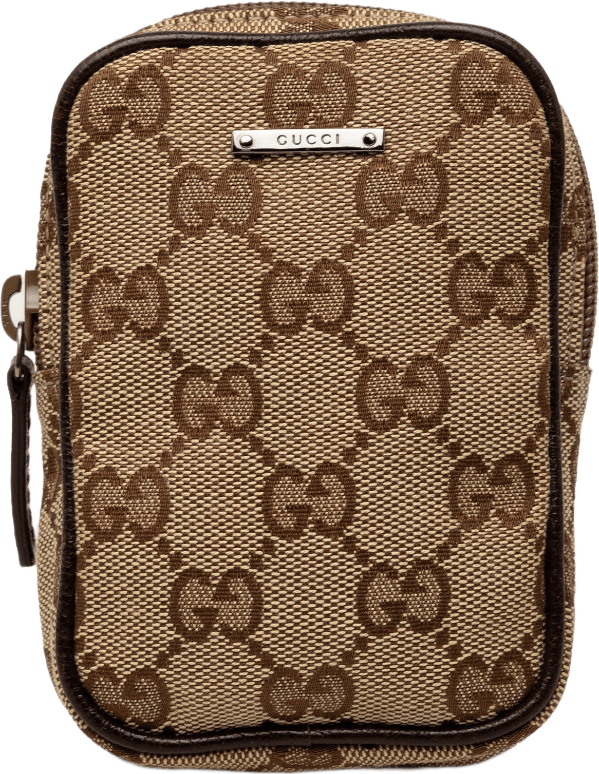 Gucci Gg Canvas Cigarette Pouch, från Luxclusif, i färgen beige.