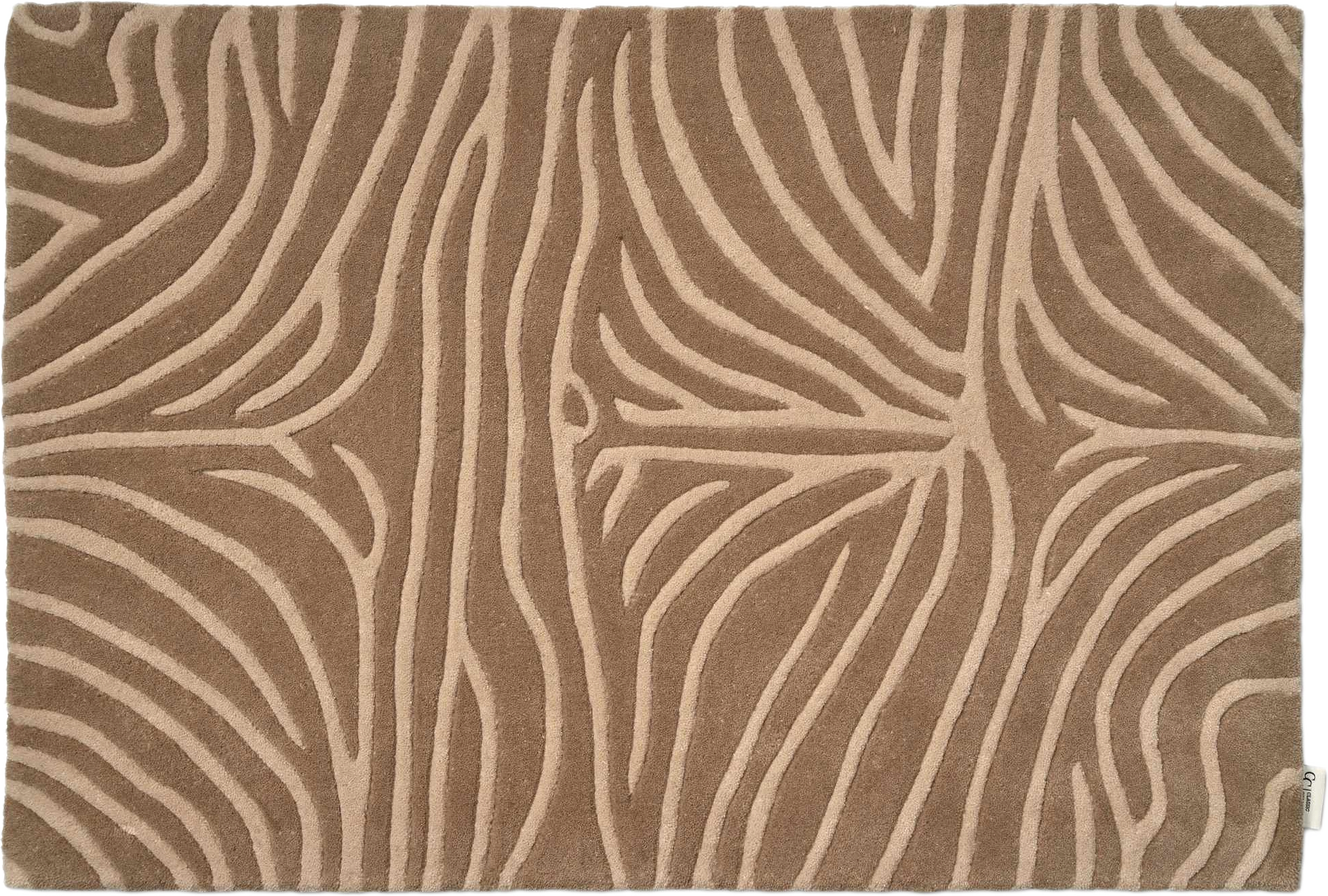 Dörrmatta Zebra, från Classic Collection, i färgen beige.