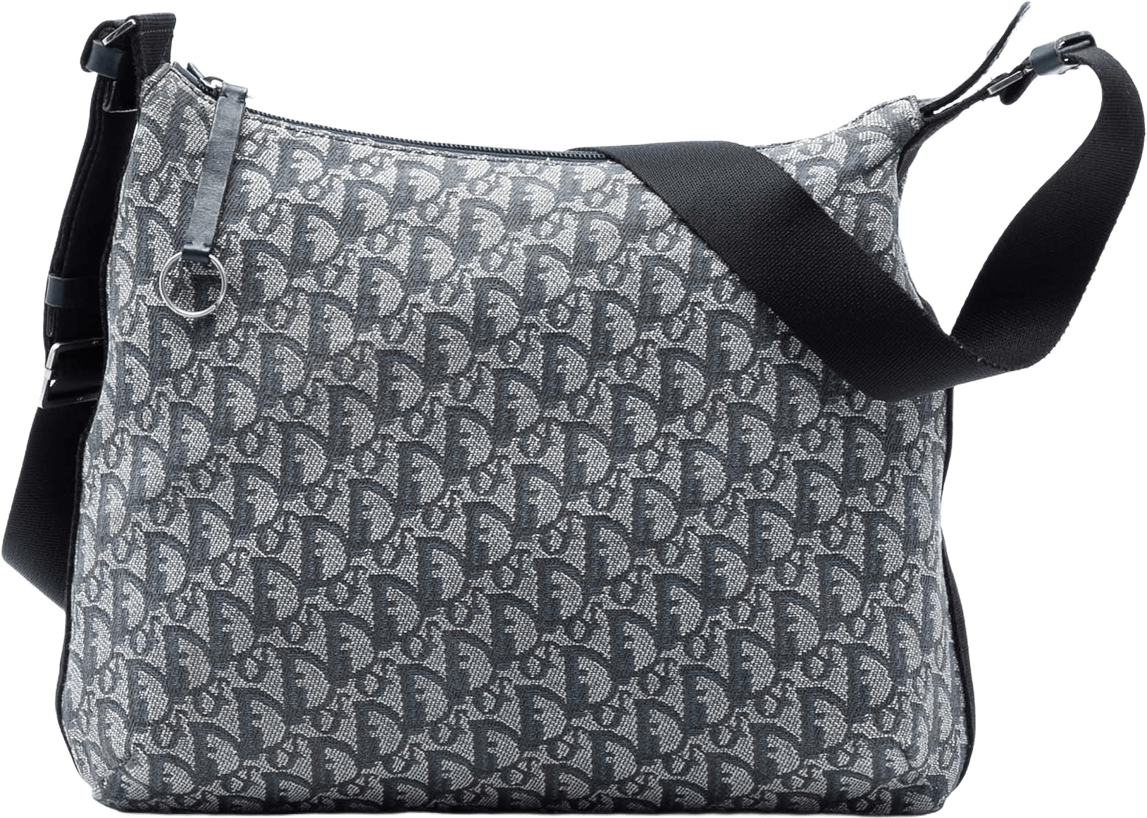 Dior Diorissimo Trotter Canvas Crossbody, från Luxclusif, i färgen navy.