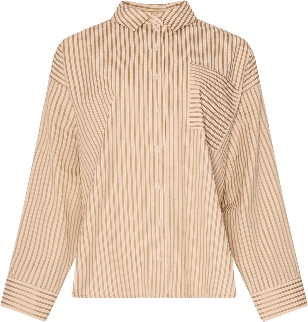 Cara Shirt - Sand Stripe