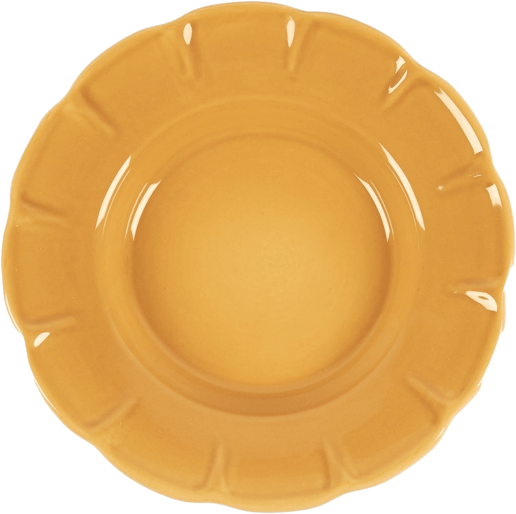 Everyday Charm Djup Tallrik - 25 Cm, från Pick A Poppy, i färgen yellow.