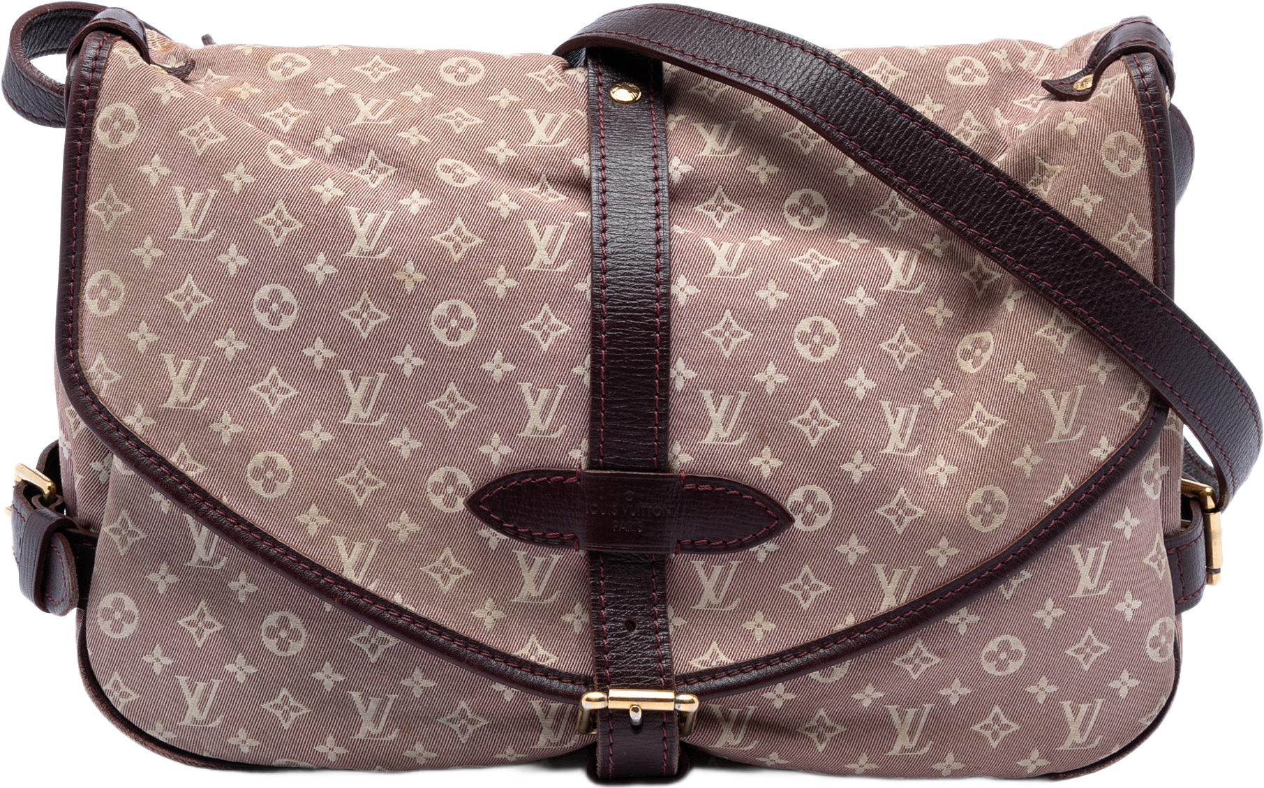 Louis Vuitton Monogram Idylle Saumur 30, från Luxclusif, i färgen pink.