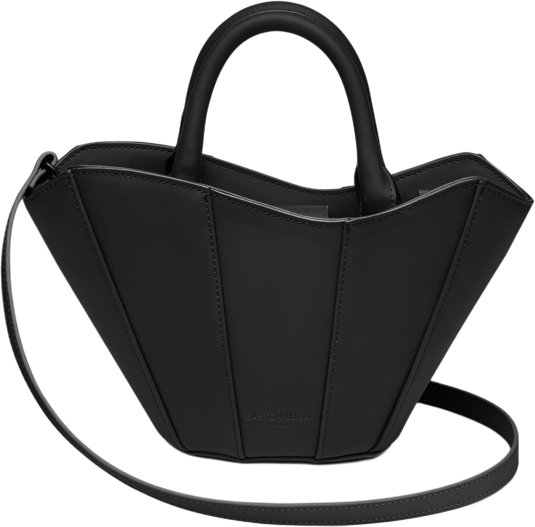 Josefine Mini Tote, från Gaston Luga, i färgen black.