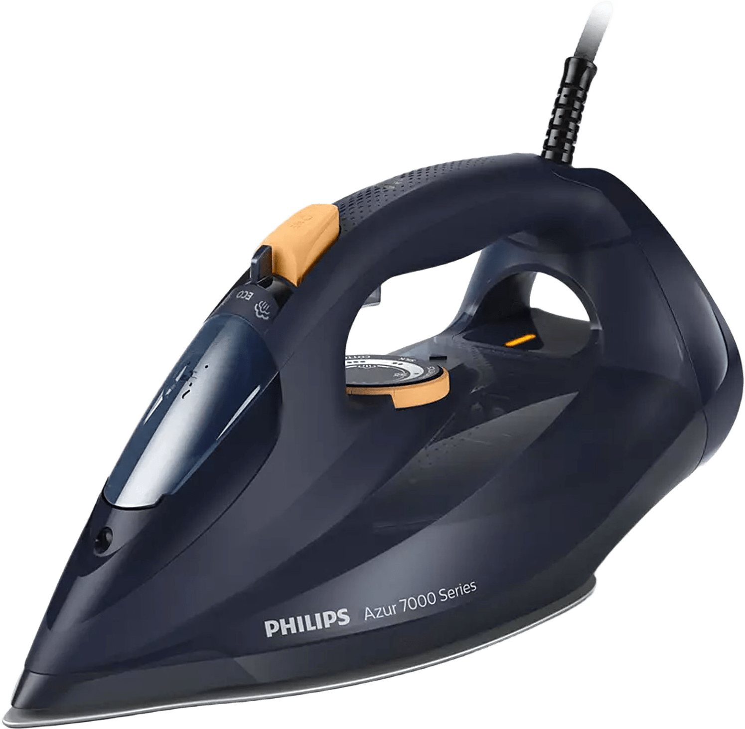 Ångstrykjärn Blått/gult 7000 Series Hv Dst7060/21, från Philips, i färgen blå.