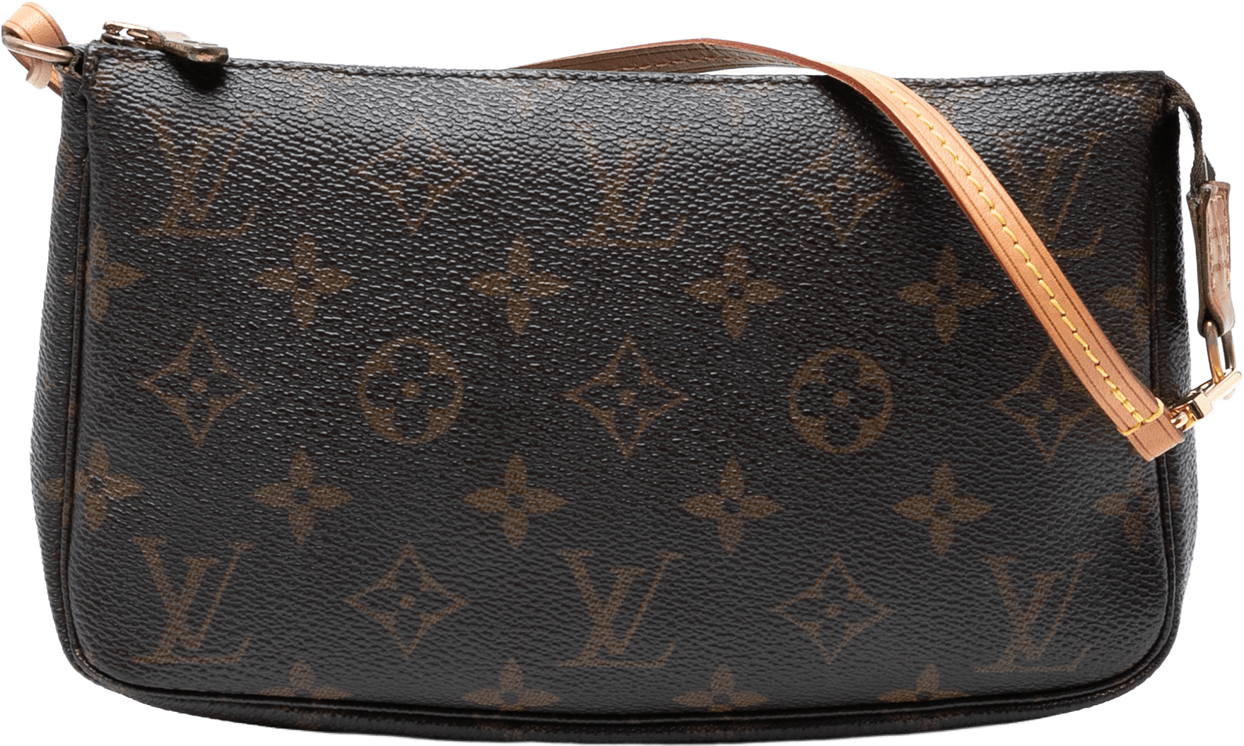Louis Vuitton Monogram Pochette Accessoires, från Luxclusif, i färgen brown.