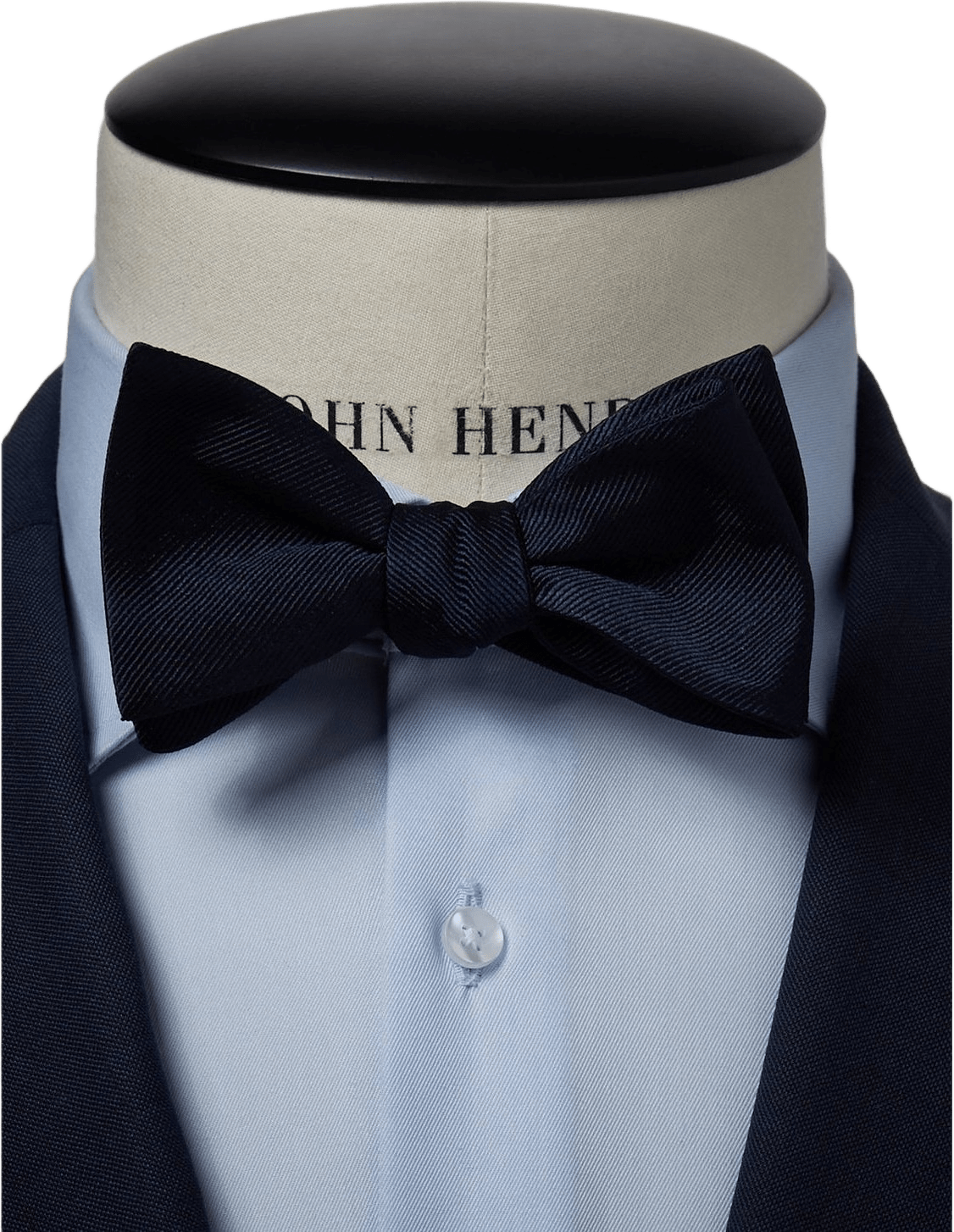 Bow Tie Plain Self Tied, från John Henric, i färgen dark blue.