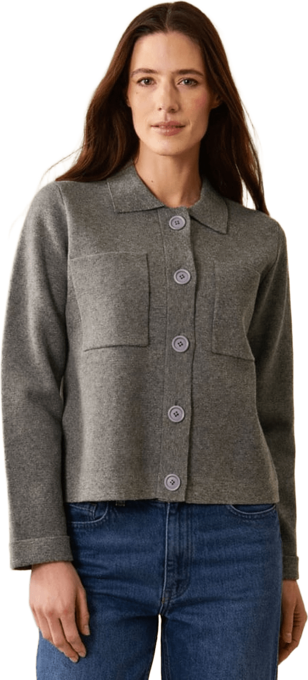 Alexis Cardigan, från Jumperfabriken, i färgen grey.