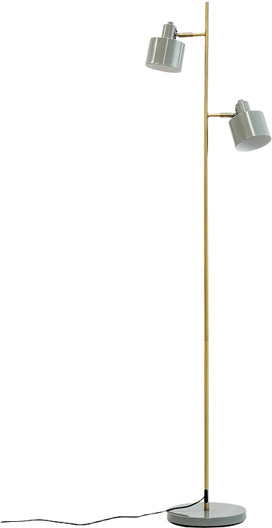 Ocean Floor Lamp, från Dyberg Larsen, i färgen olive/ brass.