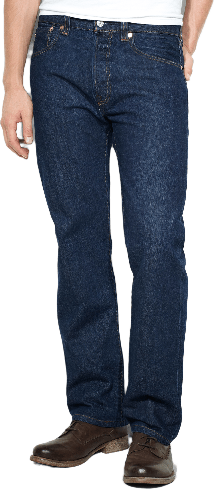 501® Original Jeans, från Levi's, i färgen Denim Blue.