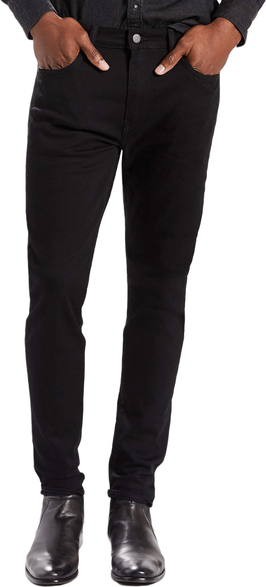 512™ Slim Tapered Jeans, från Levi's, i färgen Black.