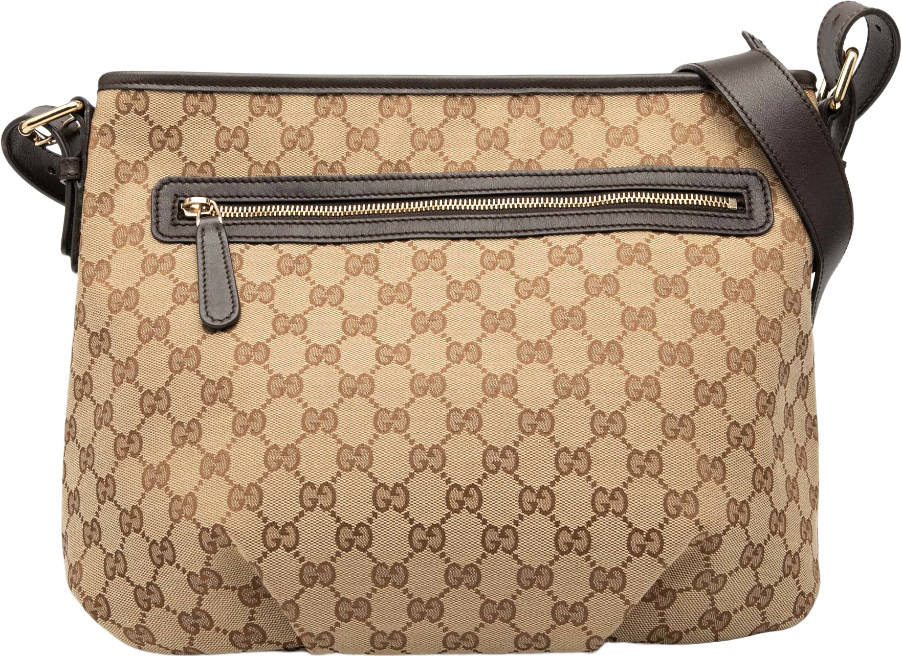 Gucci Gg Canvas Crossbody, från Luxclusif, i färgen beige.