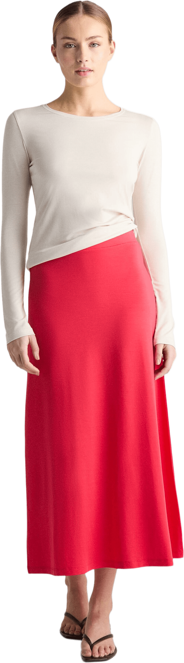 Grace Skirt - Raspberry, från Residus, i färgen red.