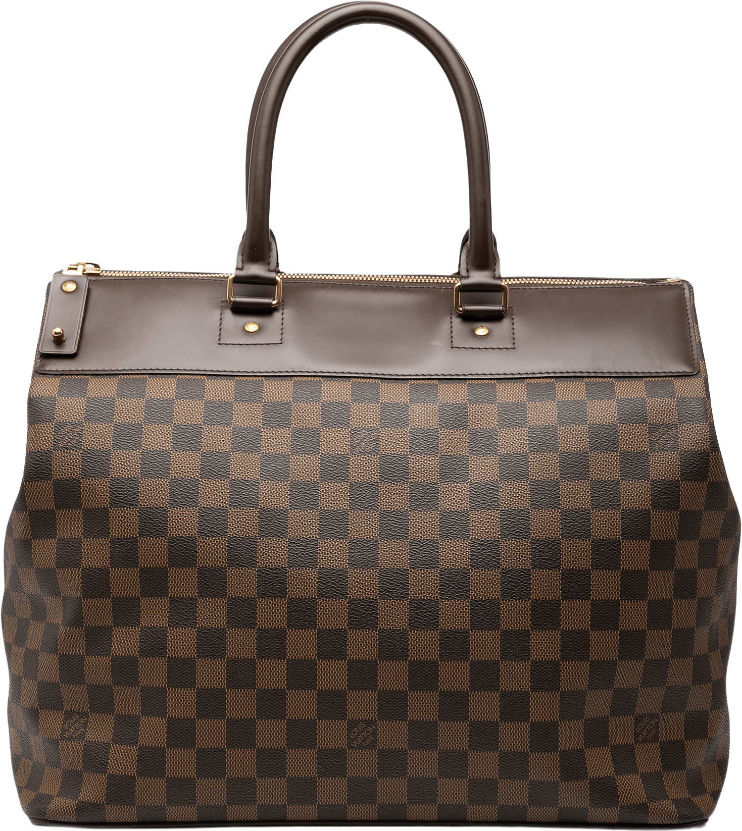 Louis Vuitton Damier Ebene Greenwich Pm, från Luxclusif, i färgen brown.