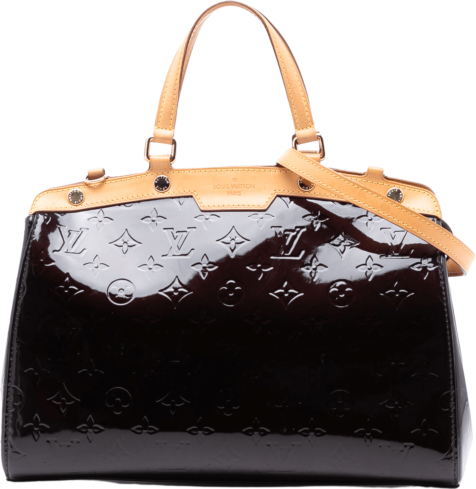 Louis Vuitton Monogram Vernis Brea Mm, från Luxclusif, i färgen purple.