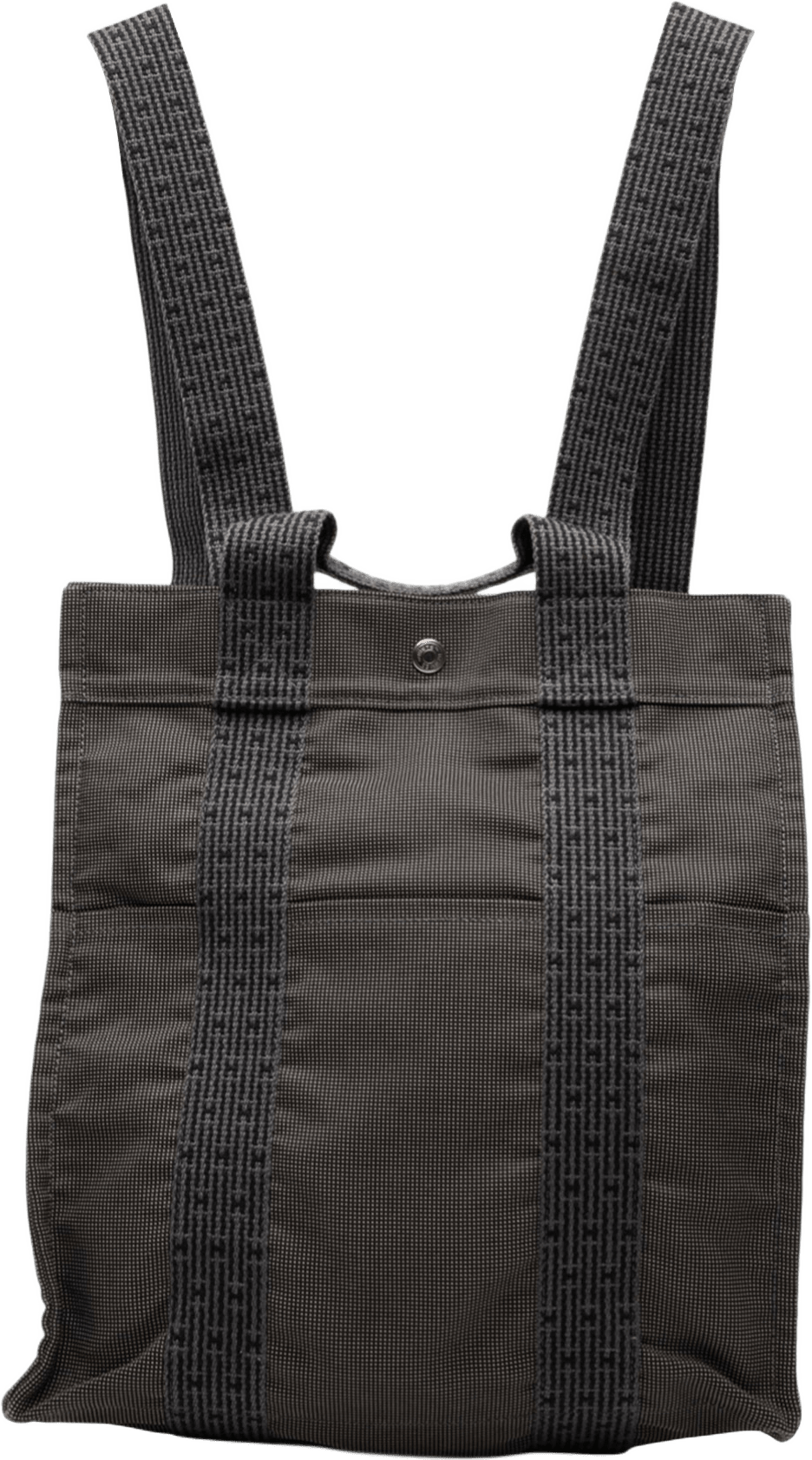 Hermès Canvas Herline Backpack Mm, från Luxclusif, i färgen gray.