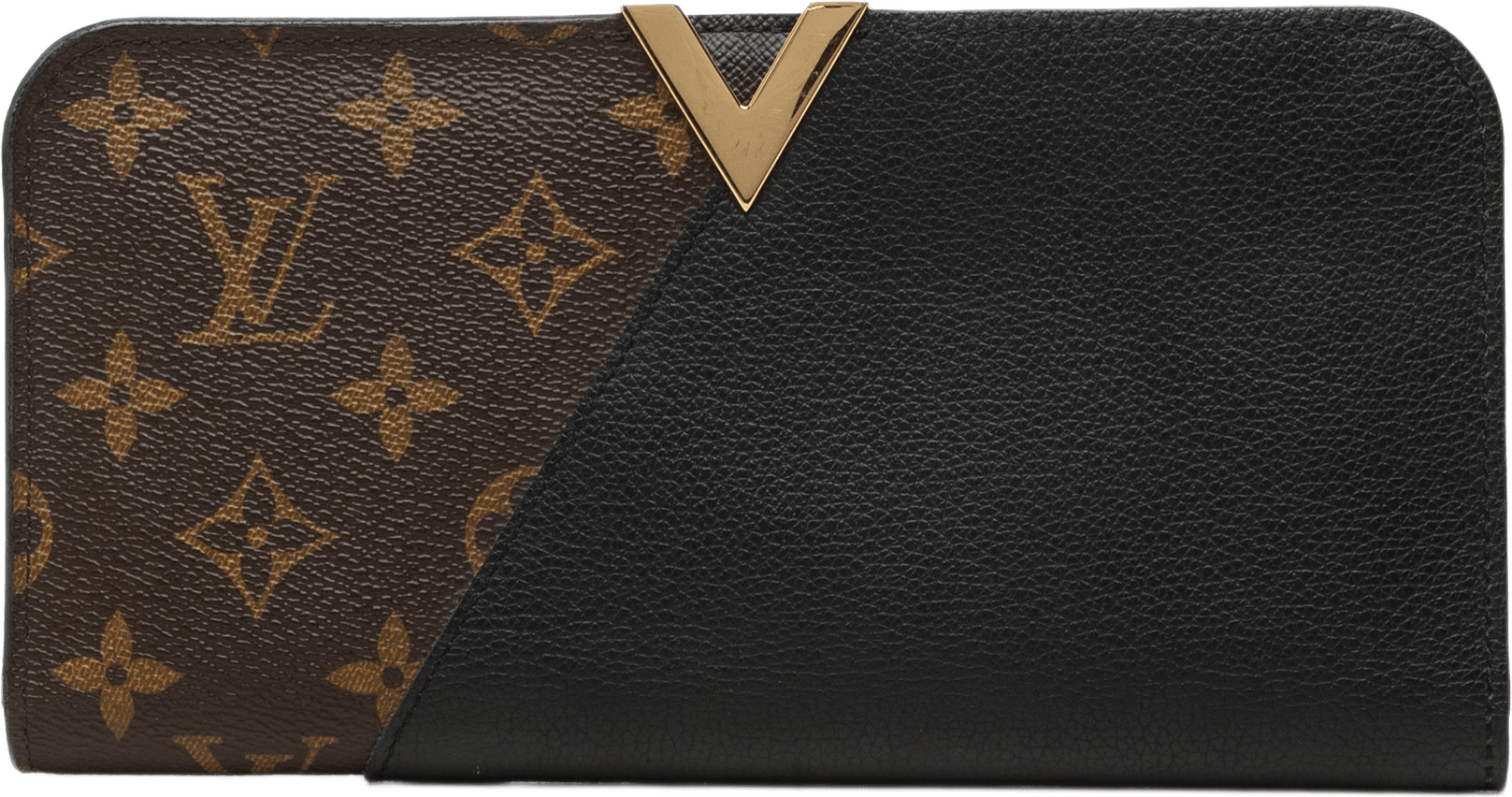 Louis Vuitton Monogram Kimono Wallet, från Luxclusif, i färgen svart.