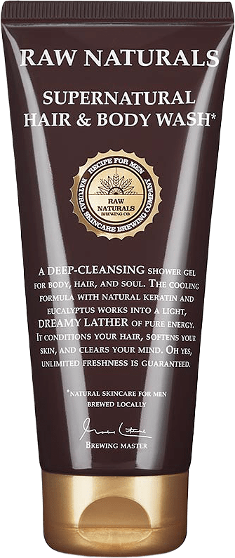 Supernatural 3 in 1 Hair & Body Wash, från RAW Naturals.