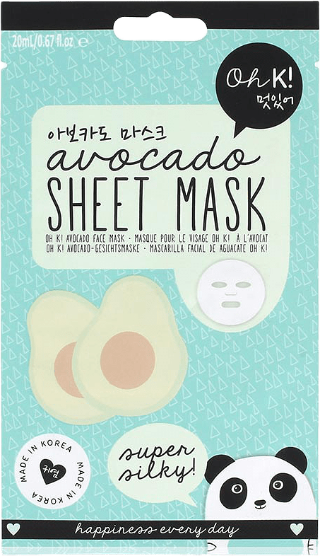 Super Silky Avocado Sheet Mask, från Oh K.