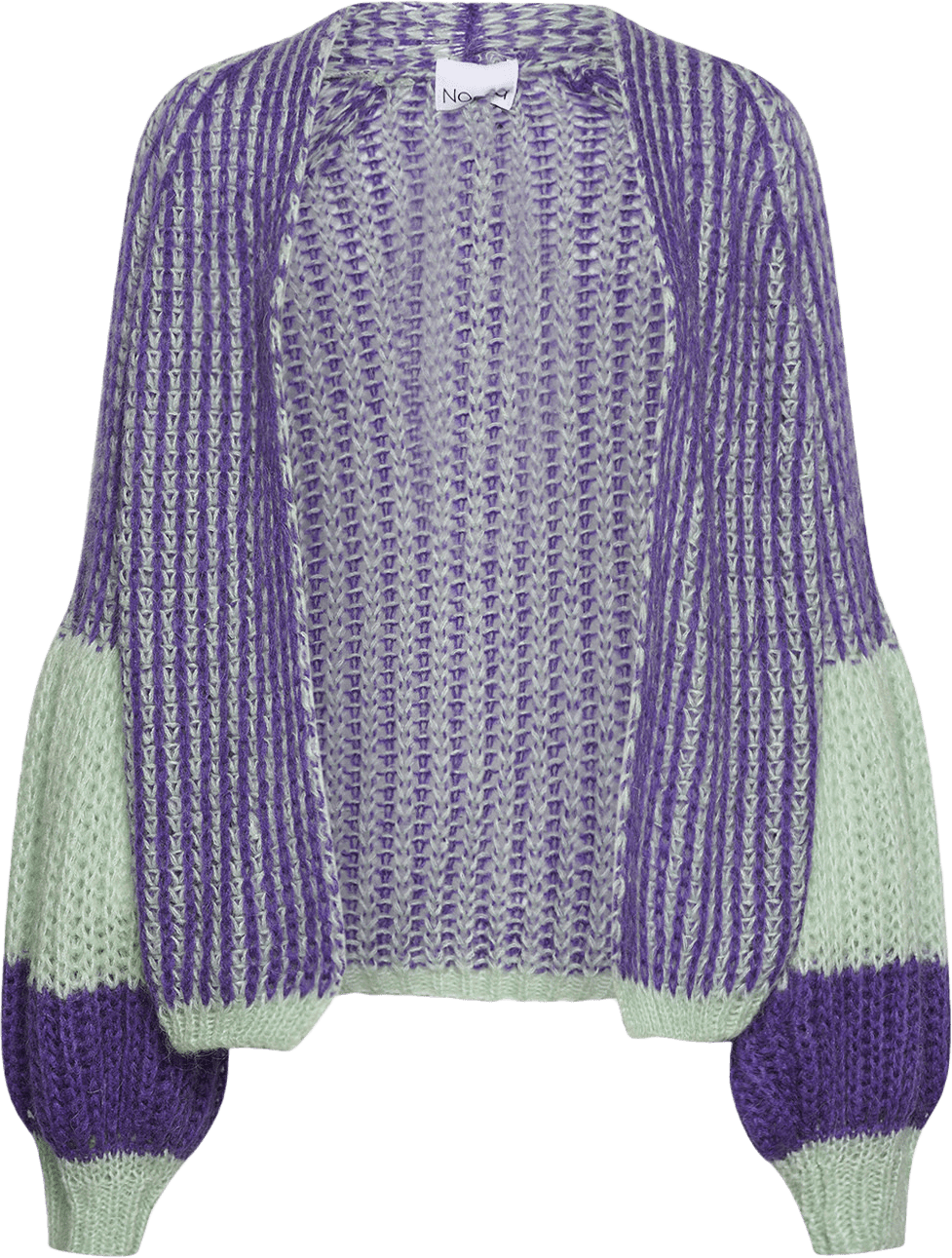 Liana Knit Cardigan - Lilac/sage