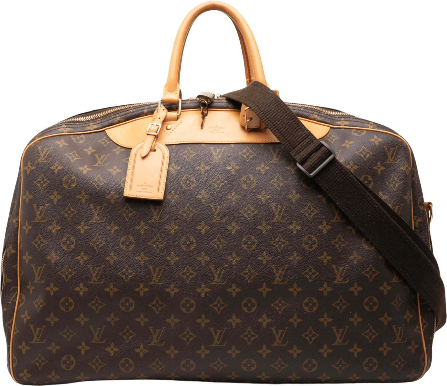 Louis Vuitton Monogram Alize 3 Poches, från Luxclusif, i färgen brown.