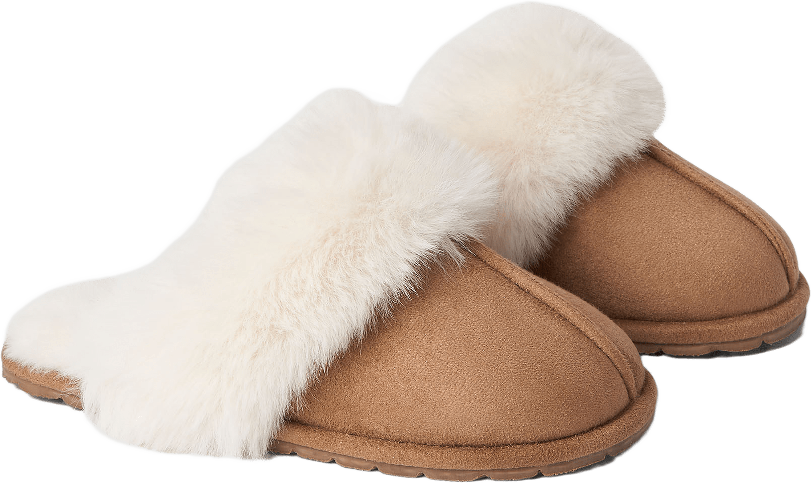 Fodrade tofflor, från RIKIKI, i färgen Chestnut.