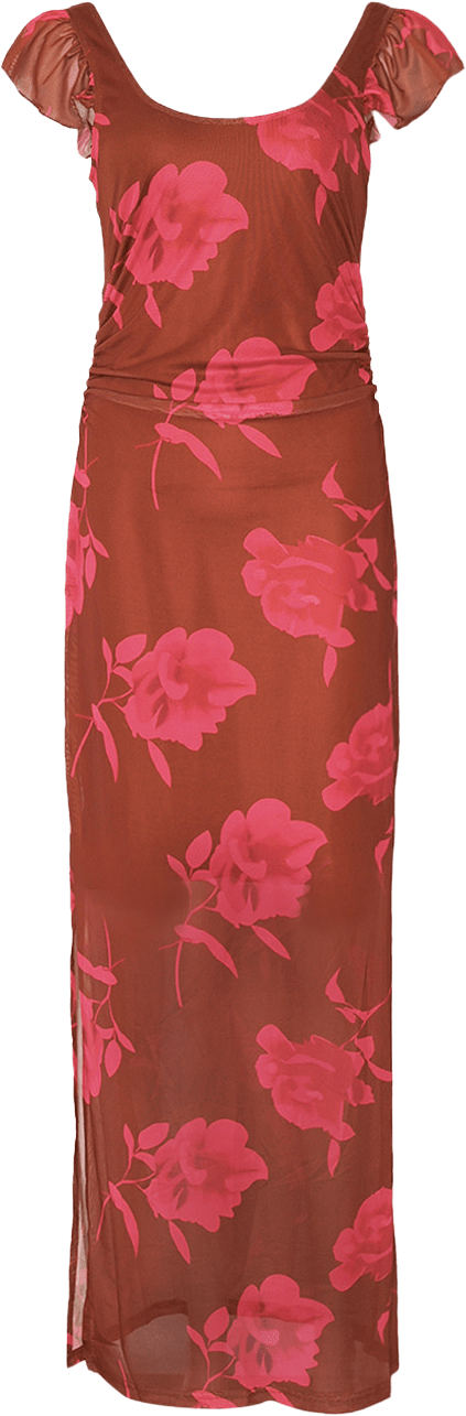 Lauryn Dress - Cassie Brown Print